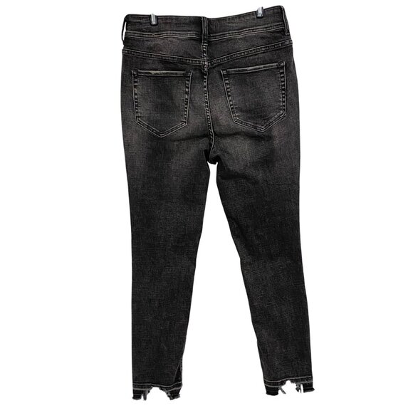 Free People‎ We the Free Wild Child Skinny Jeans Black Size 31 - Picture 4 of 9